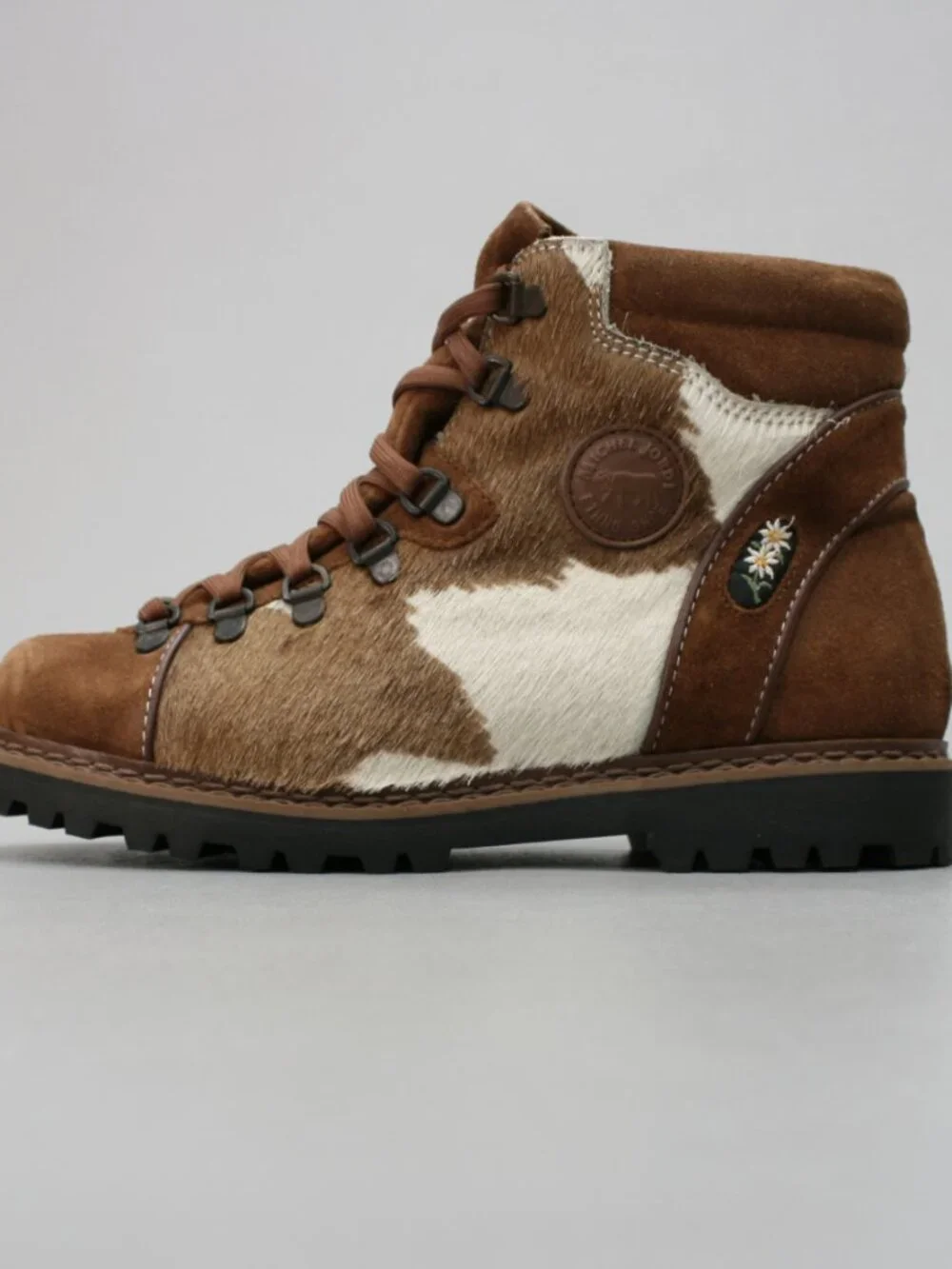 Michel Jordi 39 Ladies 8-8.5 Geneve Cowhide Hair Spirit Switzerland Ethno Boots - Picture 2 of 12